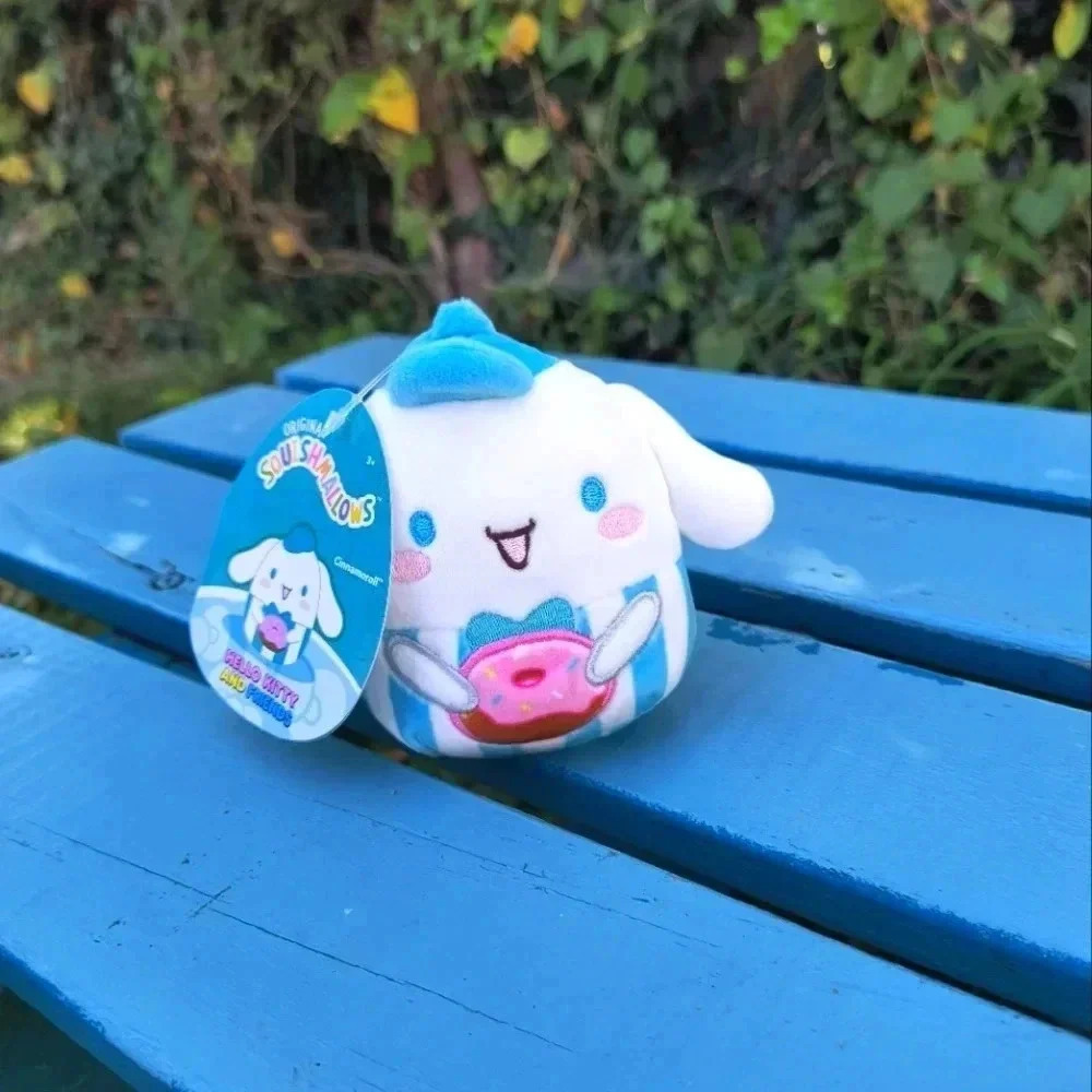 Cinnamoroll blue white squishmallow sanrio accessories jewelry belt clip plush